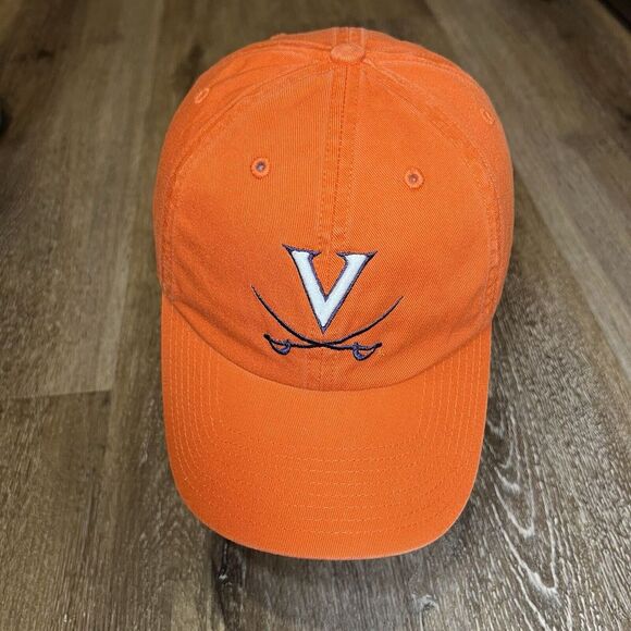 Lids Virginia Cavaliers‎ Hat Orange Fitted NCAA Embroidered Logo - Picture 1 of 7